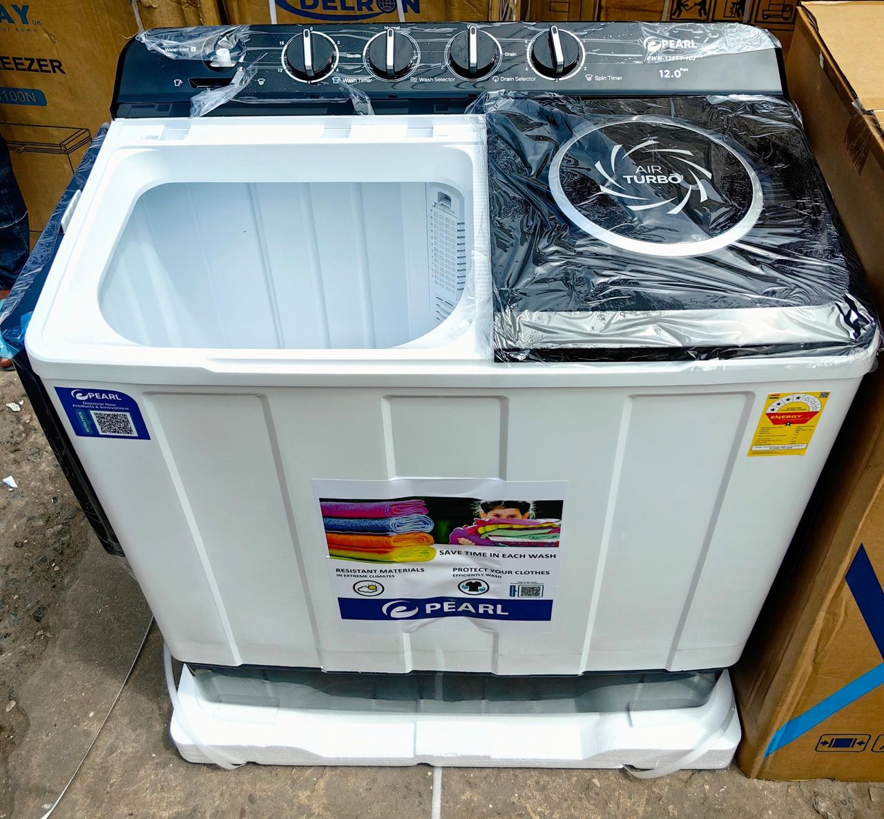 Pearl 7kg Twin Tub Semi-Automatic Washing Machine – PWM-70TT